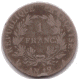 1 Franc BONAPARTE Premier consul (revers)