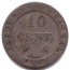 10 cent. N COURONNE (revers)