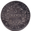 5 Francs (revers)