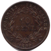 10 Cent. LOUIS-PHILIPPE (pour les Colonies) (revers)