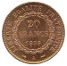 20 Francs GENIE, TROISIEME REPUBLIQUE (revers)