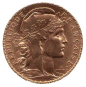 20 Francs OR, LIBERTE EGALITE FRATERNITE (avers)